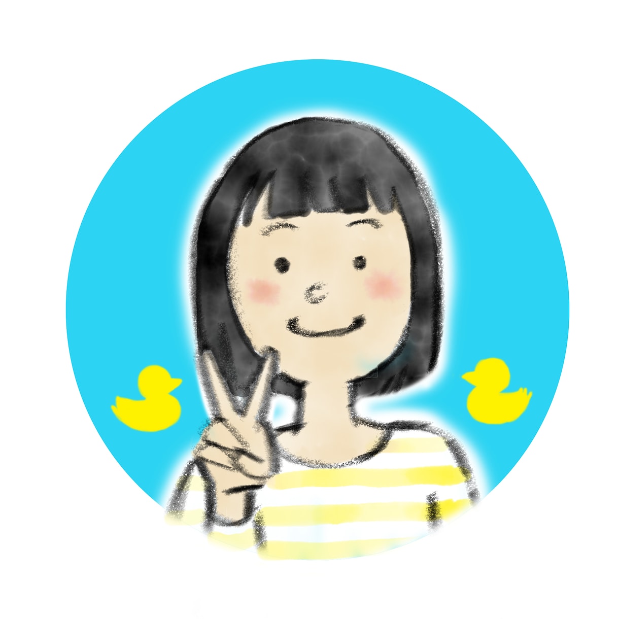 商用可◉ほんわか可愛い似顔絵描きます SNSアイコンやプレゼントに☆お揃いアイコンも作ります♪ イメージ5