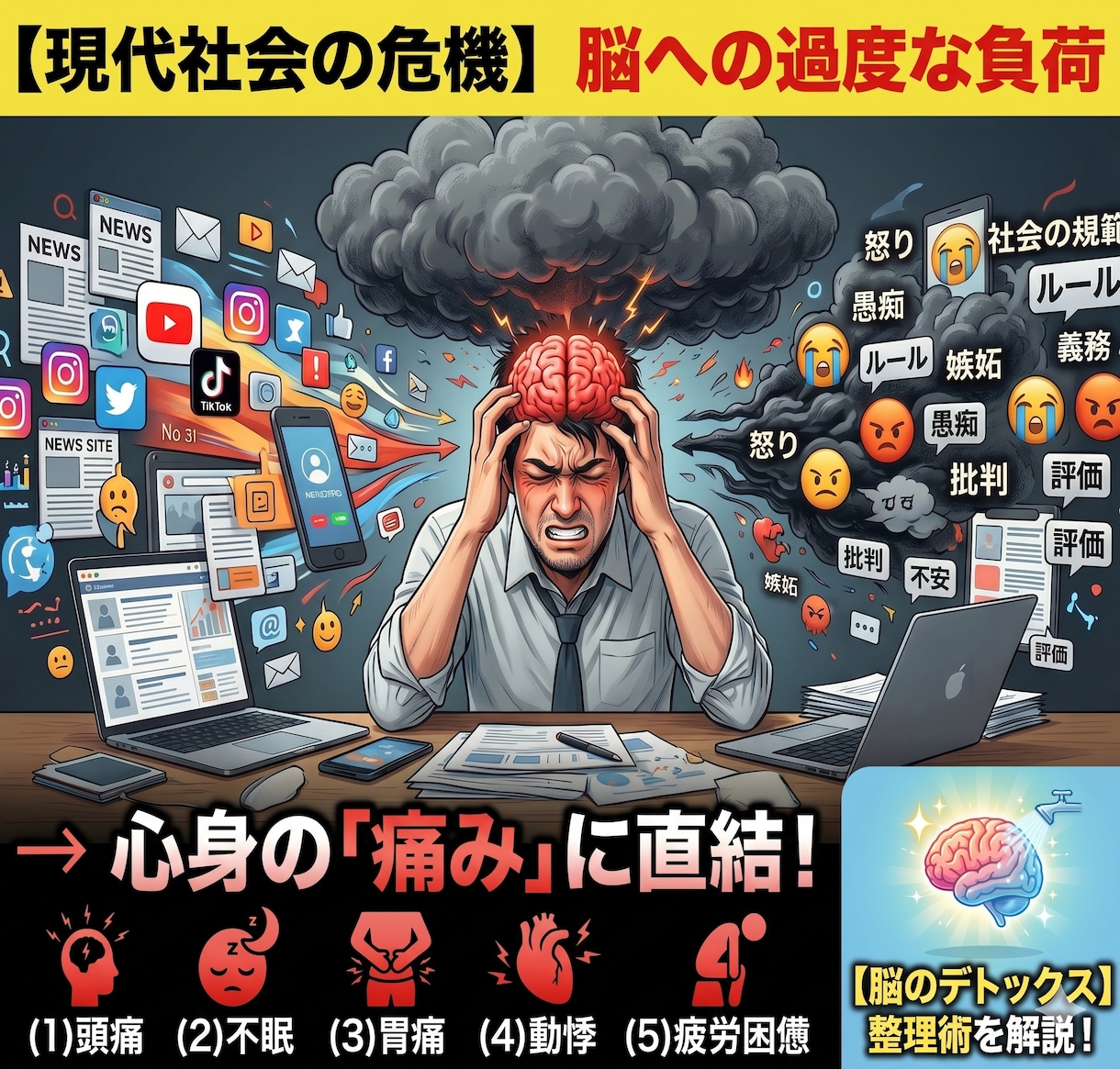 思考の整理整頓、脳のデトックス、お手伝いします 情報過多で疲れた思考のクセを整え、本来のアナタを取り戻す イメージ2