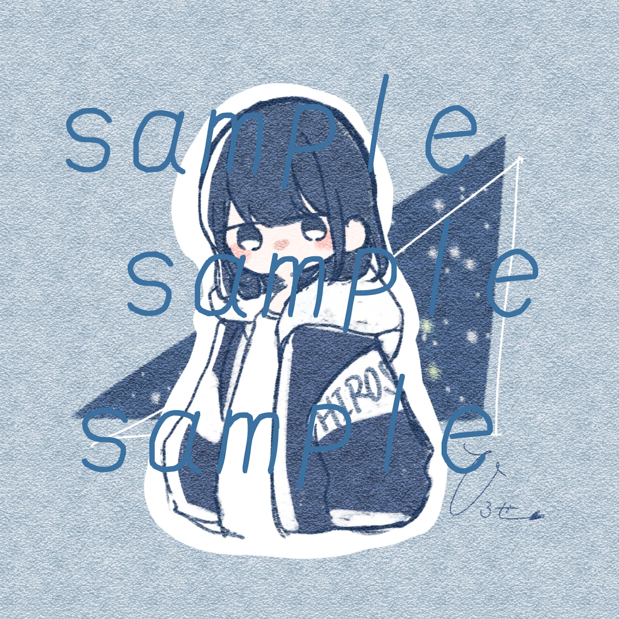 優しい雰囲気のイラストを描きます シンプルでゆるかわな、貴方だけのオリジナルアイコンです♡ イメージ2