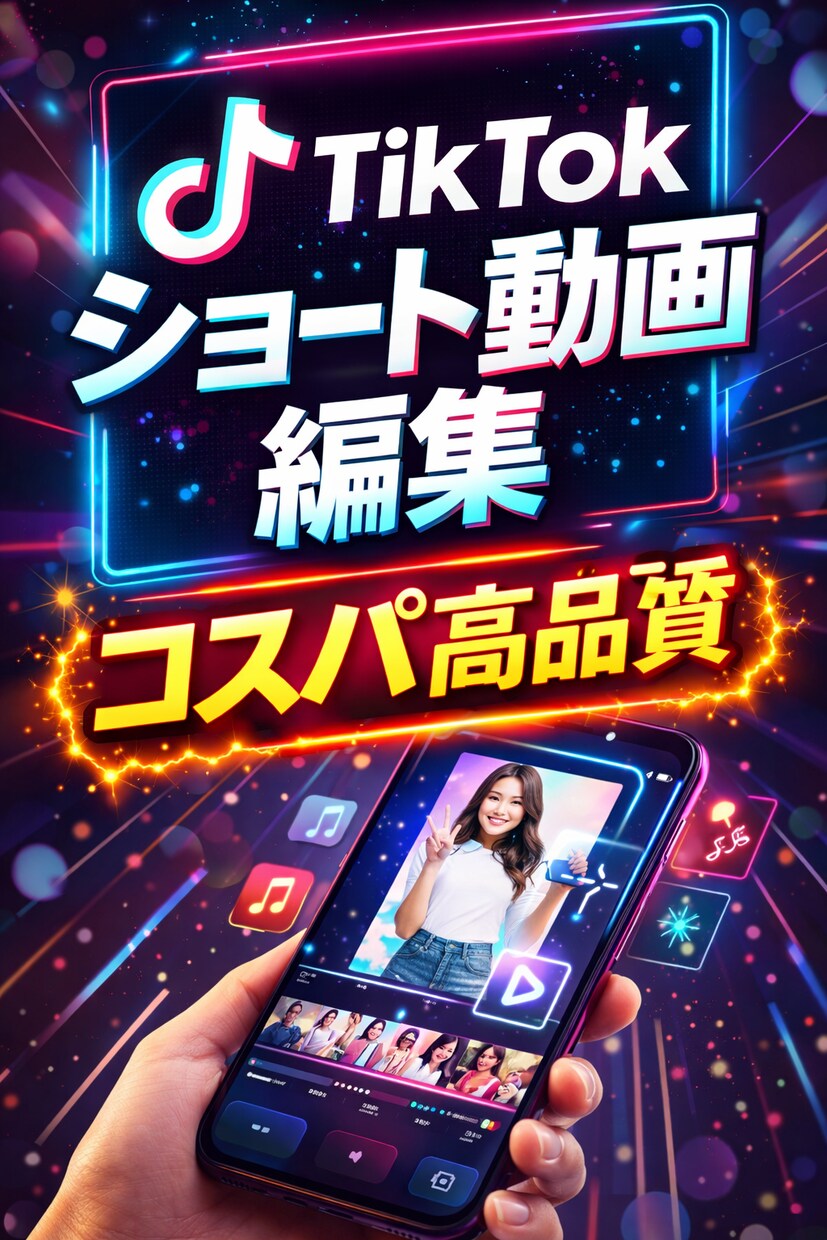コスパよく質の高いショート動画を作成、編集します 依頼額が高くて手を出しにくい動画編集依頼をここで解決!! イメージ1