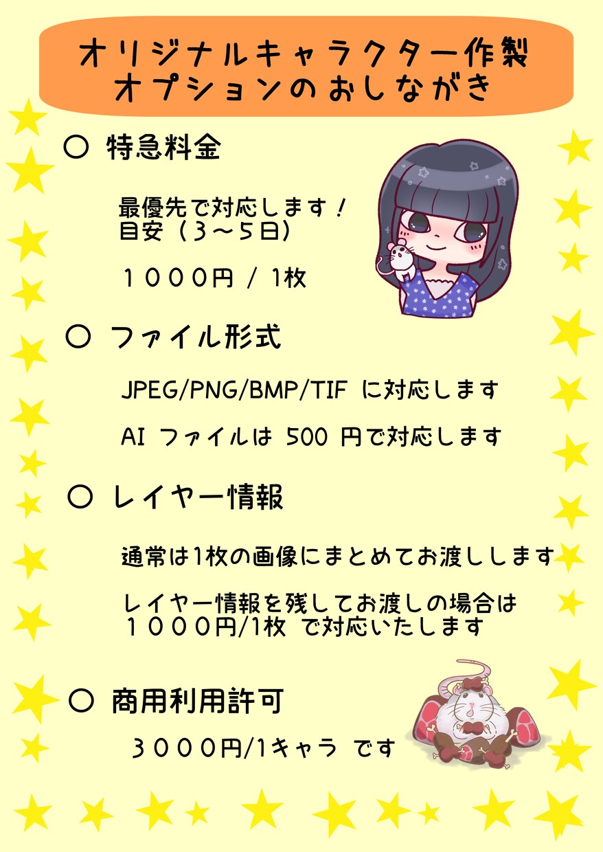 ゆるい！可愛い！個性的！オリキャラつくります デザイン、複数提案します(*^^*) イメージ3