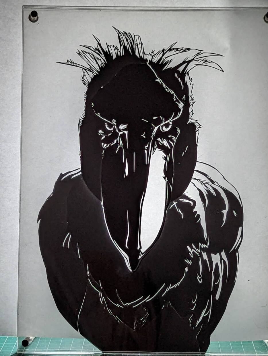 一枚の紙から切り絵を作ります あなたのペットや思い出の写真を切り絵にします。 イメージ3