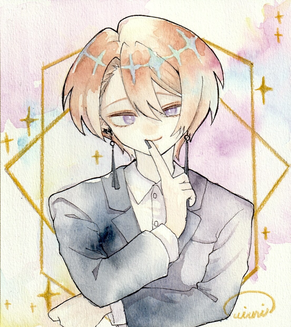 あなたらしさが伝わるSNSアイコン、お描きします 優しい水彩タッチで、世界にひとつだけのアイコンをお描きします イメージ5