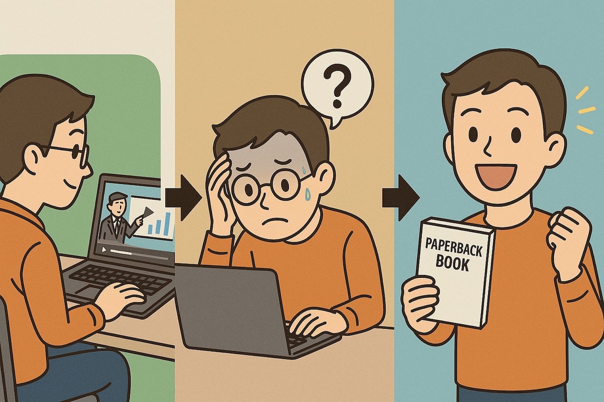 ペーパーバック出版！動画で完全解説します 「ペーパーバックだけはうまくいかない」 その最後の壁を突破 イメージ2