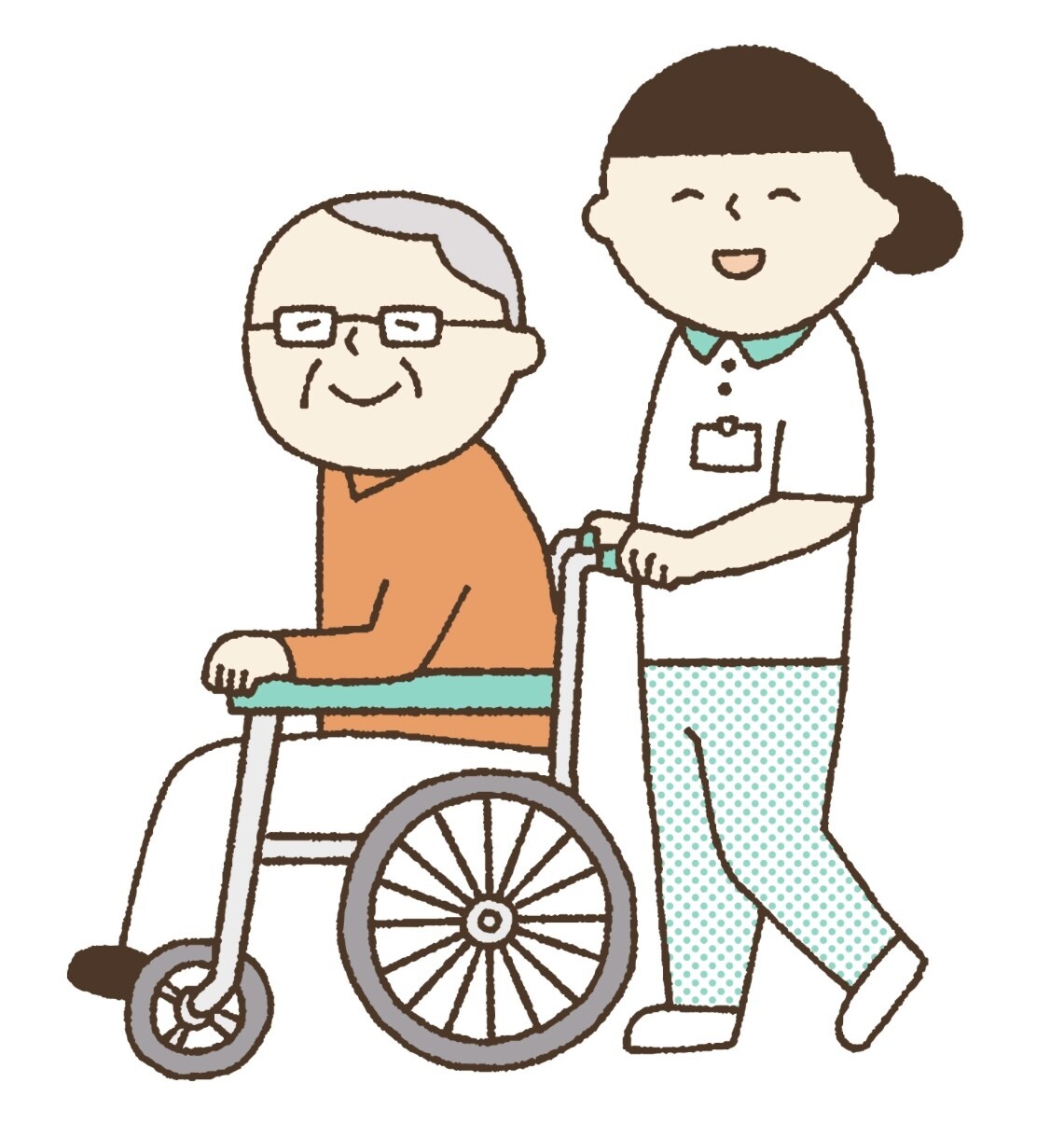 介護のお仕事、色々お聞き出来ます 大変な事や面白かった事など何でもお話ししましょう！ イメージ1