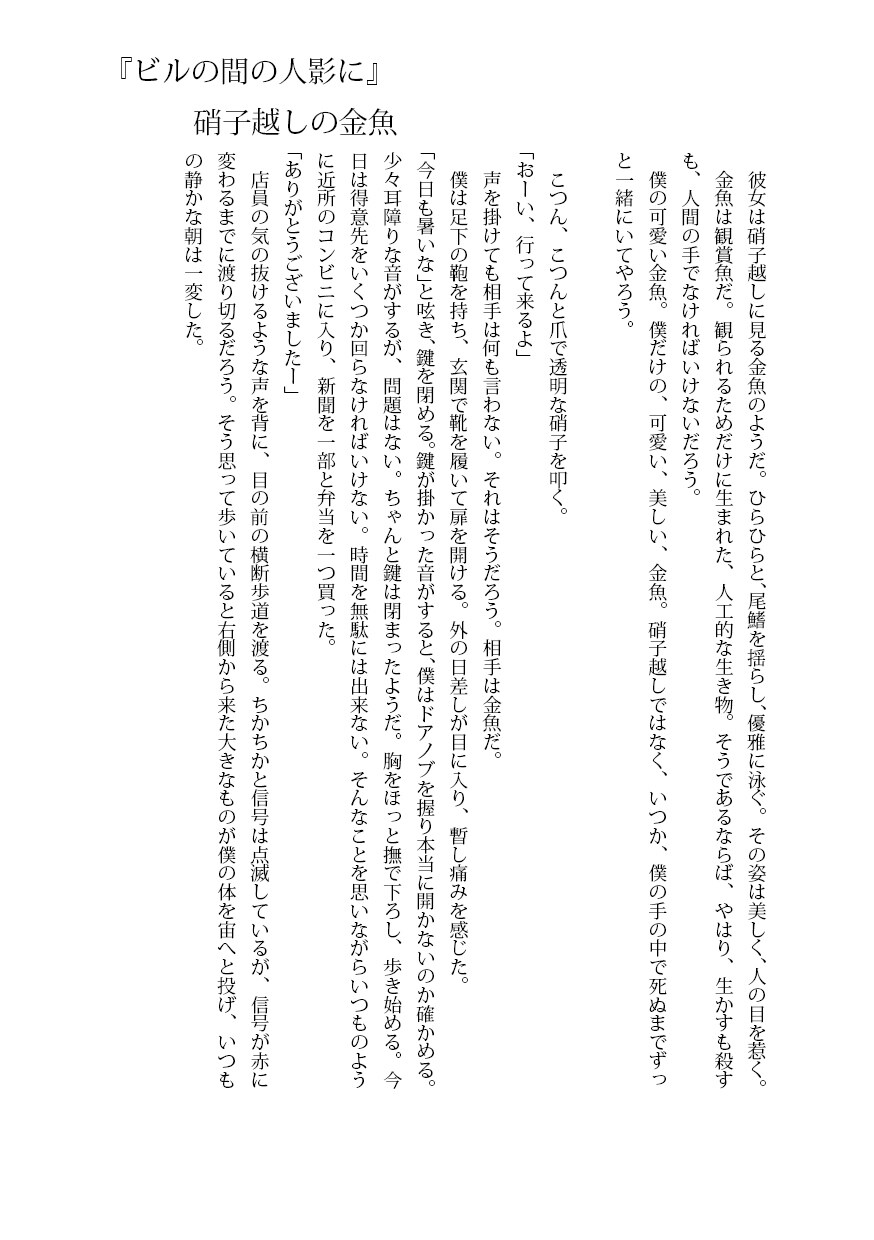 世界でひとつしかない小説、シナリオ等書きます 「自分のための物語」が欲しいと考えている方へ イメージ6