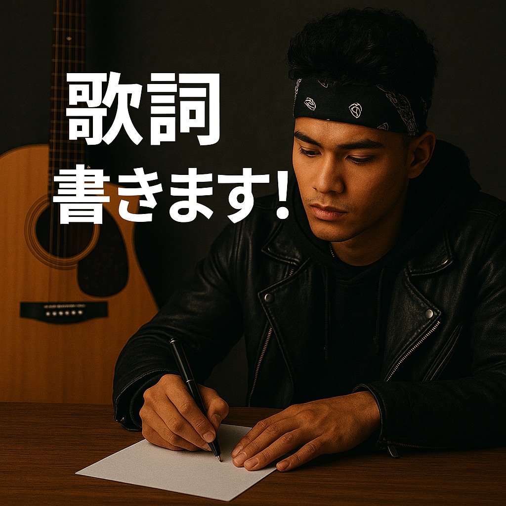 多くの人に刺さる歌詞をかきます あなたの求めている種類の歌詞をかきます イメージ1