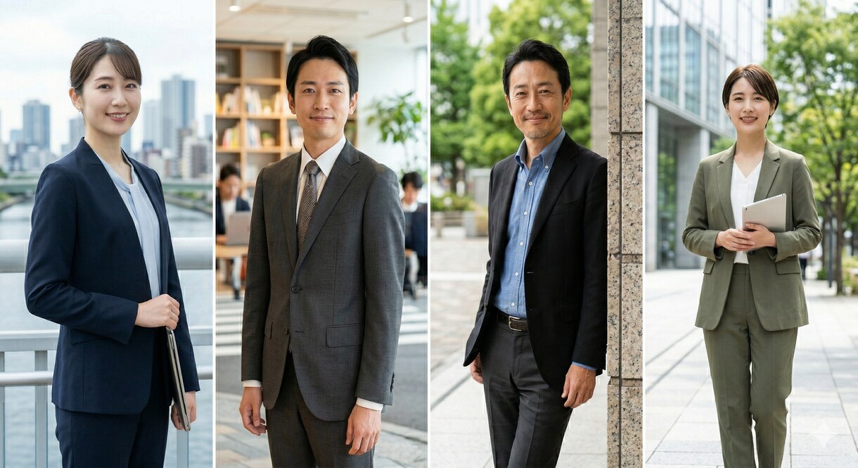 札幌【就活・転職】プロフィール写真を撮影します あなたの好感度をアップするビジネスプロフィール写真 イメージ1