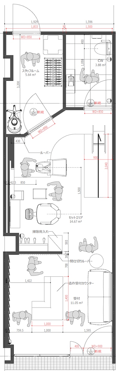プロが使いやすい動線設計の間取り図を作成します 動線・家具配置まで考えた実用性の高いレイアウトをご提案します イメージ1