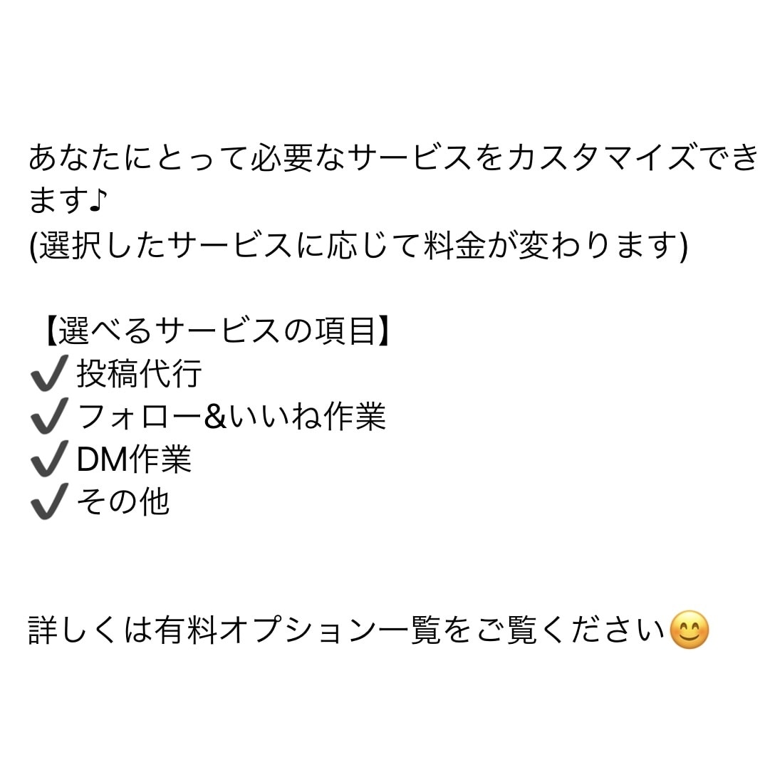 1ヶ月Instagram/インスタの運用代行します SNS代行専門者とwebデザイナーのチームが運用を代行します イメージ3