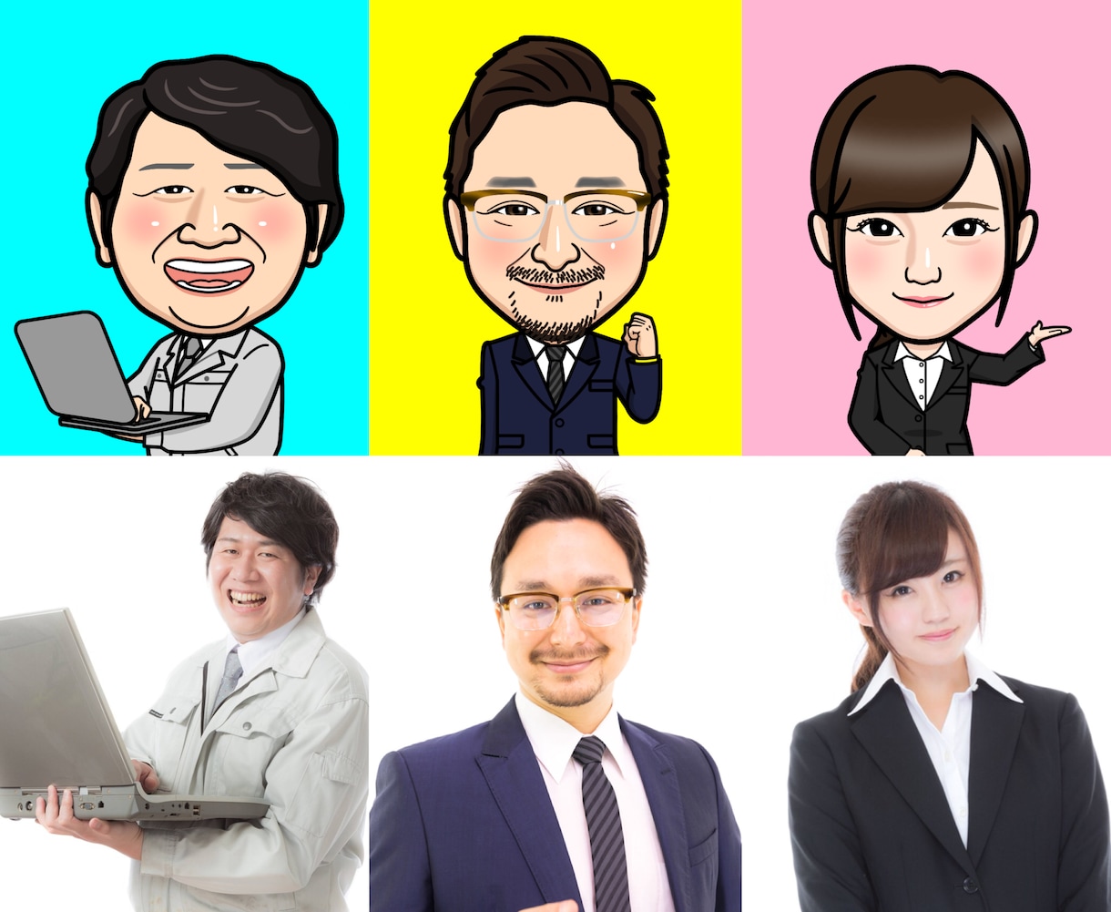 生成AIには描けないそっくりな似顔絵お描きします SNSアイコン、名刺にぴったりな似顔絵をお描きします！ イメージ3