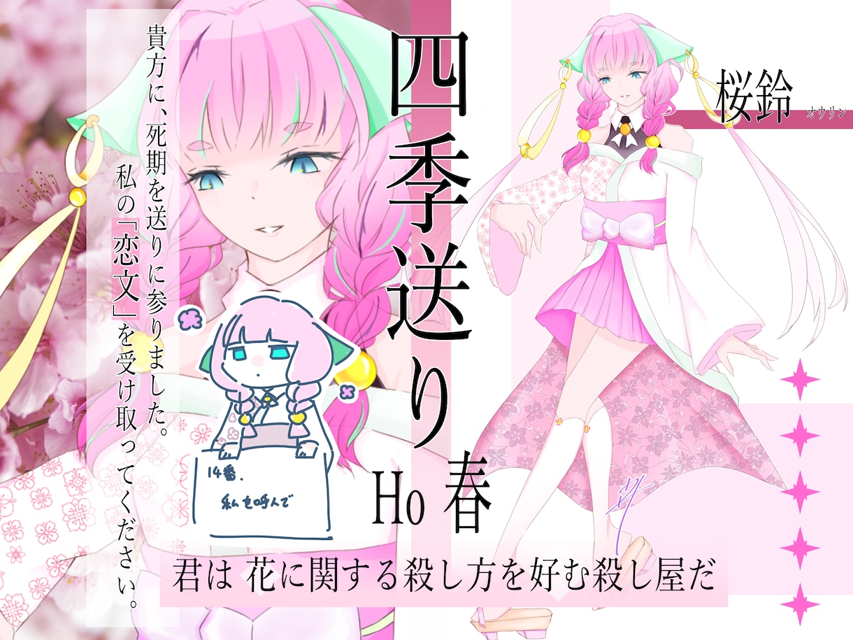 TRPGなどで使用出来る立ち絵作成します TRPGなどで使用出来る立ち絵作成します イメージ1