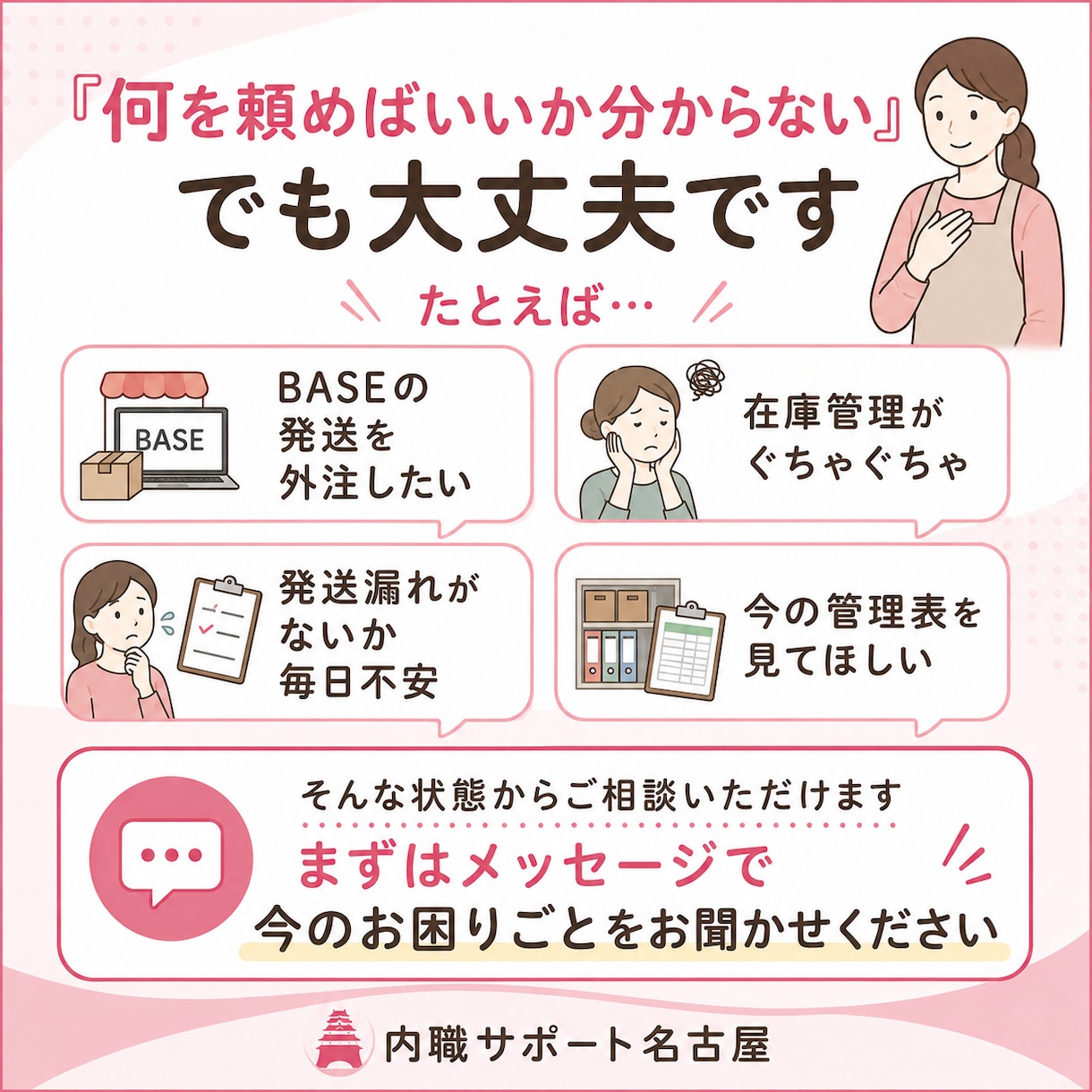 発送・梱包業務を整理しミスと確認を減らします 管理表や手順書を整え、他の人に任せやすくします イメージ5