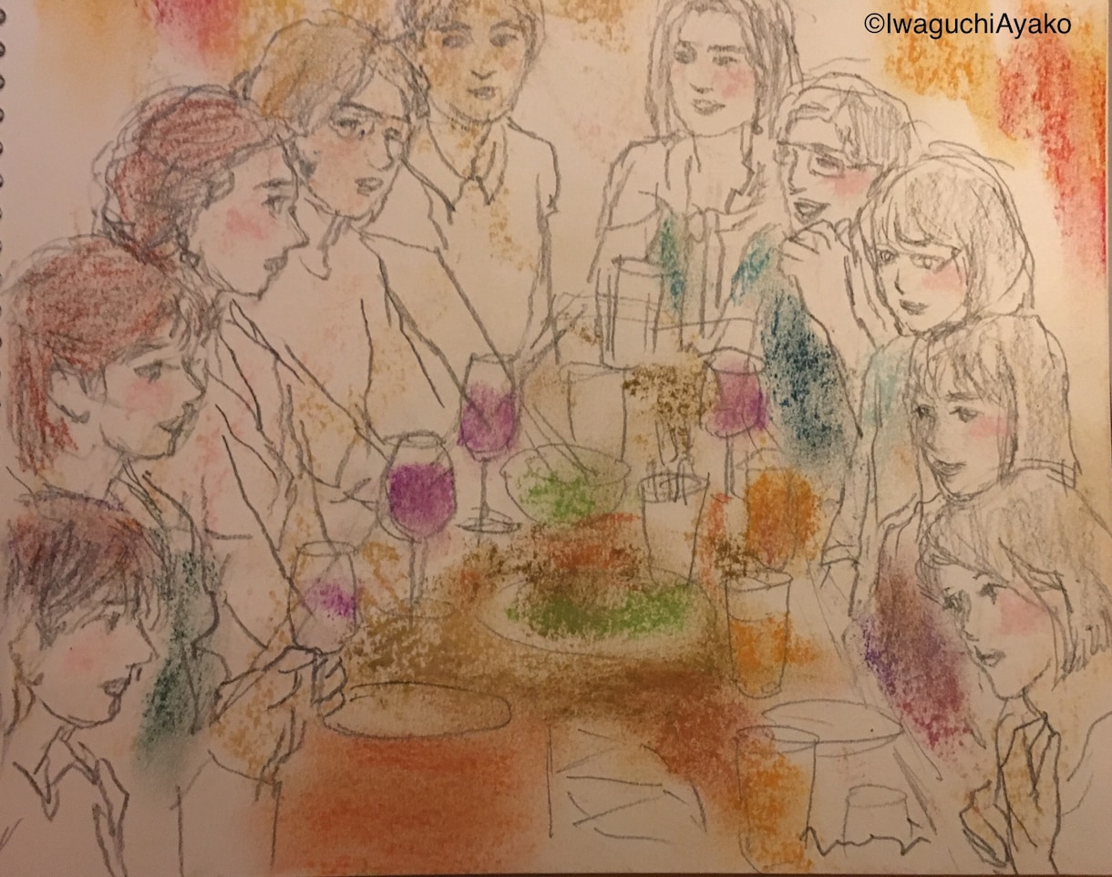 あなたの表情・お姿からパステル画を作成します 世界に一枚だけ♡芸術薫るさりげないイメージのアイコンを！ イメージ8