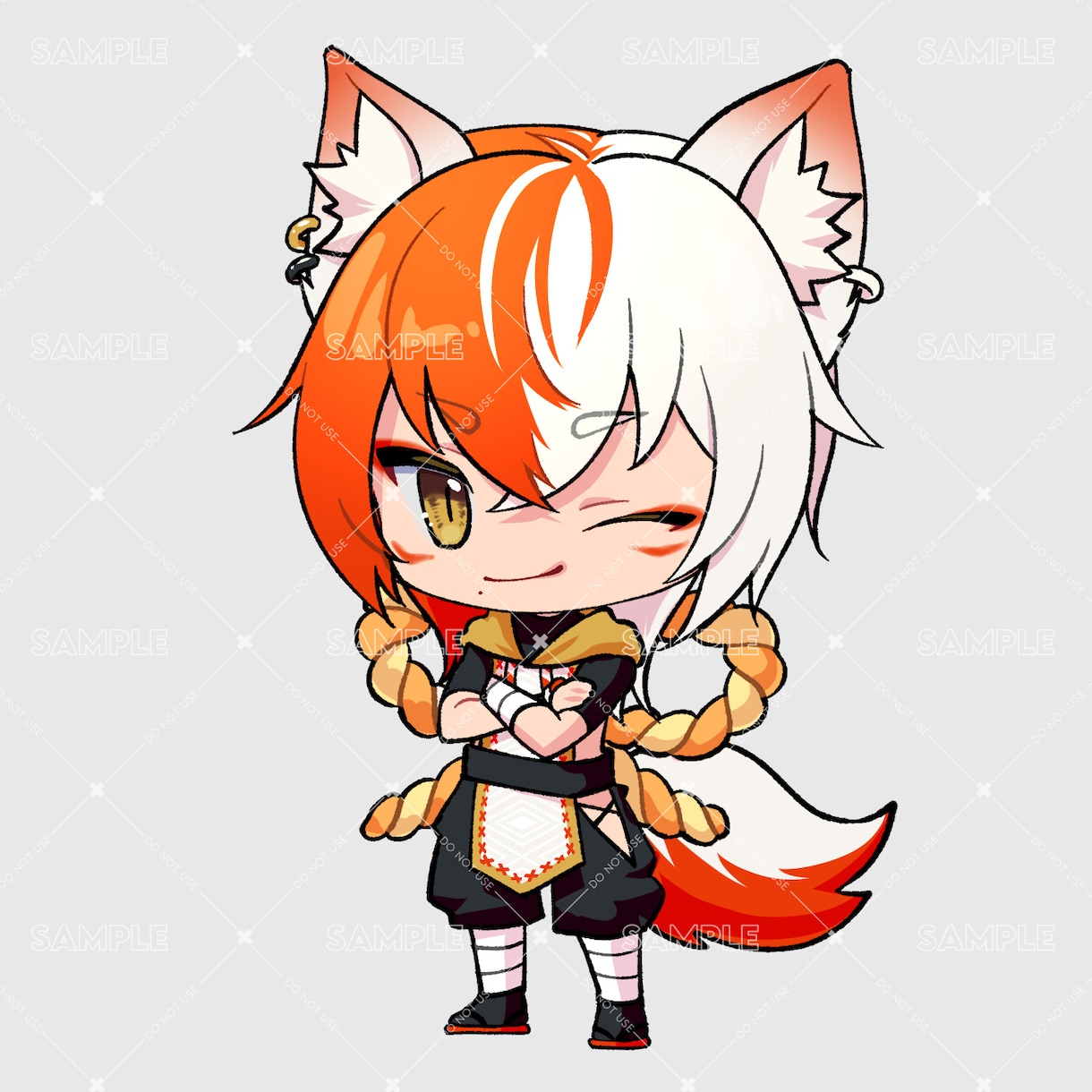 通常版：商用OK！カワイイちびキャラ描きます 動画のサムネに最適な可愛いイラスト イメージ2