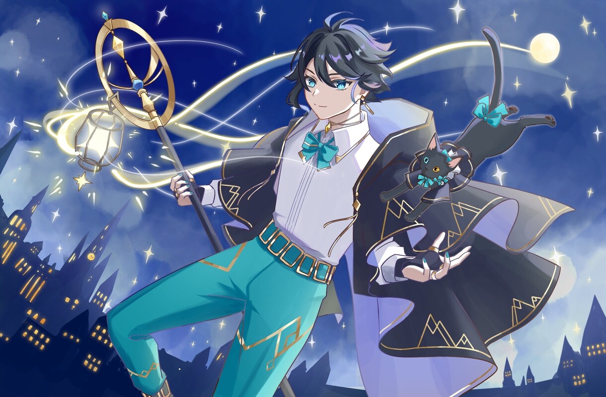 商用OK！中性的、ファンタジーイラストを制作します 先着残り8名様割引！アイコン、立ち絵、一枚絵など！ イメージ4