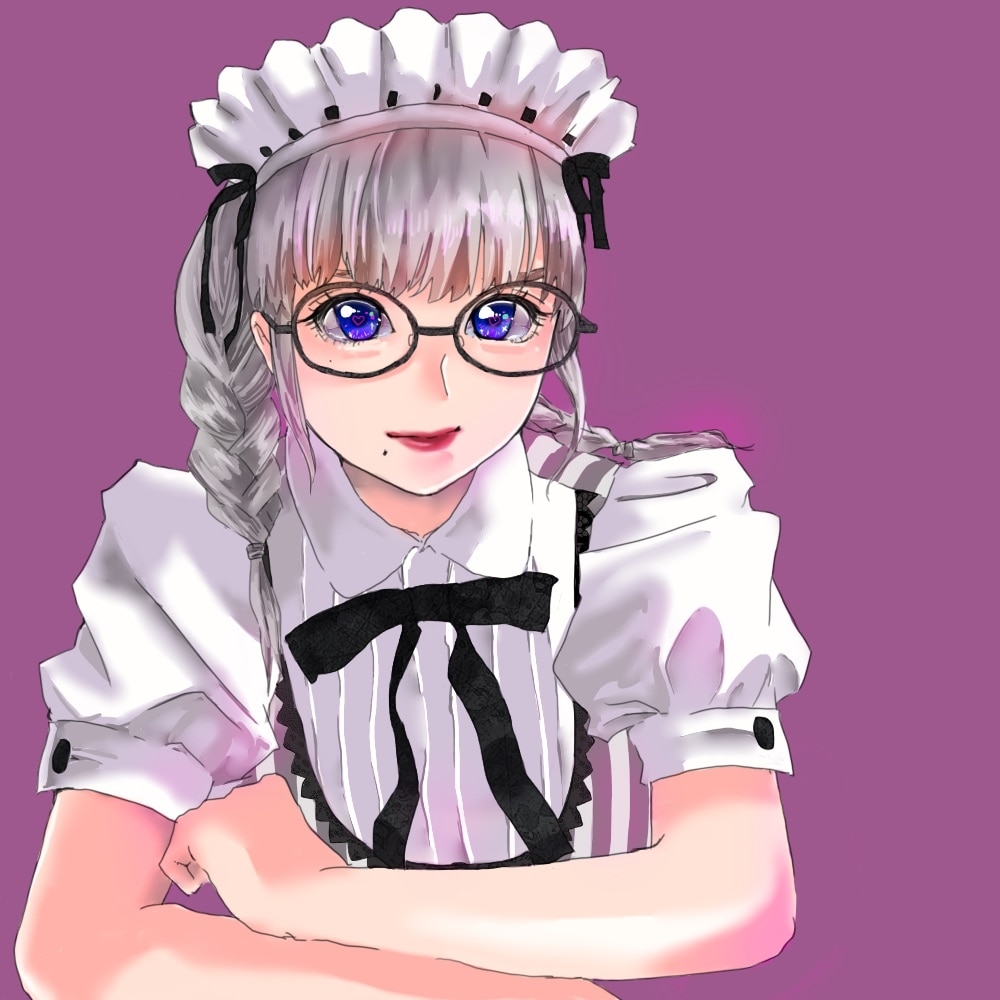 アイコンイラスト描きます あなた様にメイド服やロリータ服を着させてイラストを描きます！ イメージ2