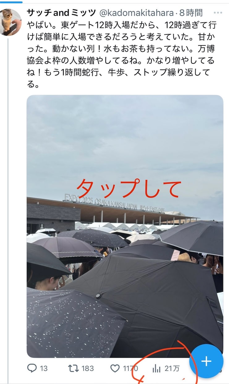 万博のコツ・各種対策リアル教えます 初心者向け。Xで２０万再生！土日16回万博行っています！ イメージ10
