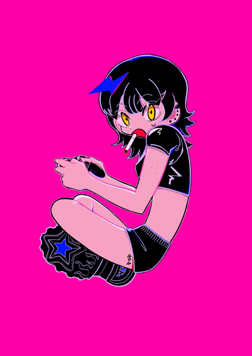 デフォルメテイストでイラスト制作いたします 今風エモめの絵柄で、SNSアイコンから背景まで描きます！ イメージ5