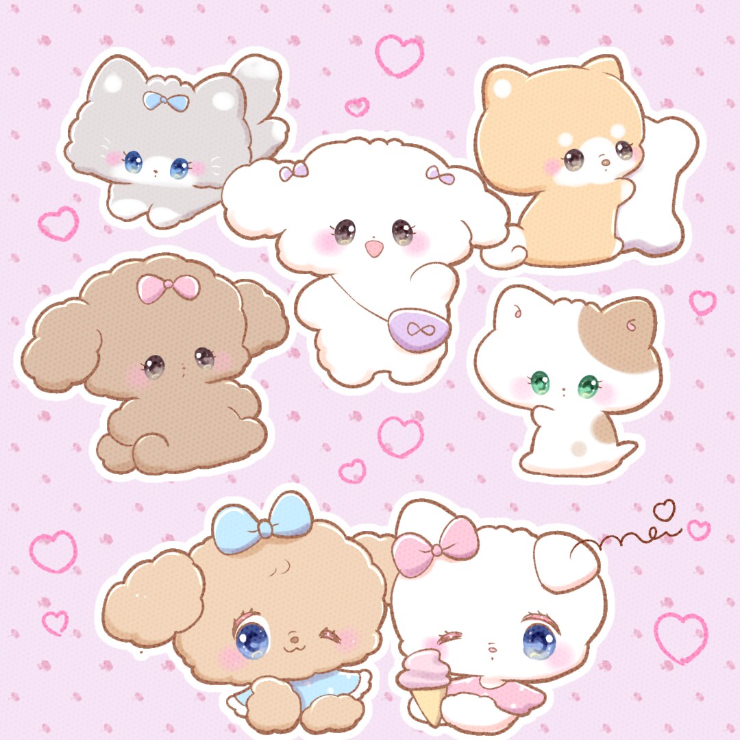 ワンちゃんネコちゃんイラスト描きます ワンちゃんネコちゃんをキャラクター化します イメージ3