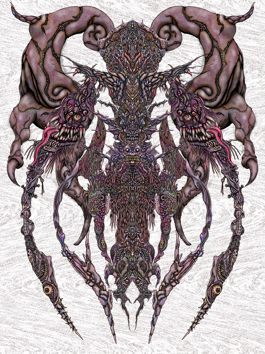 モンスターのイラストを描きます 色々なタッチで、リアル系、コミカル系、おぞまし系、触手系！ イメージ1