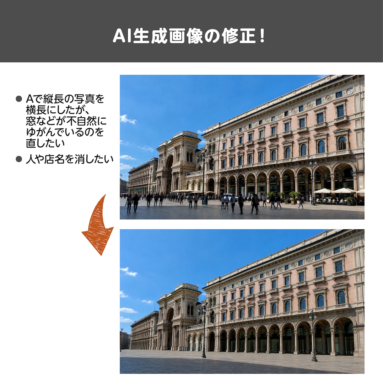 AI生成画像を修正・微調整します Photoshop歴15年のプロが低価格で修正対応 イメージ2