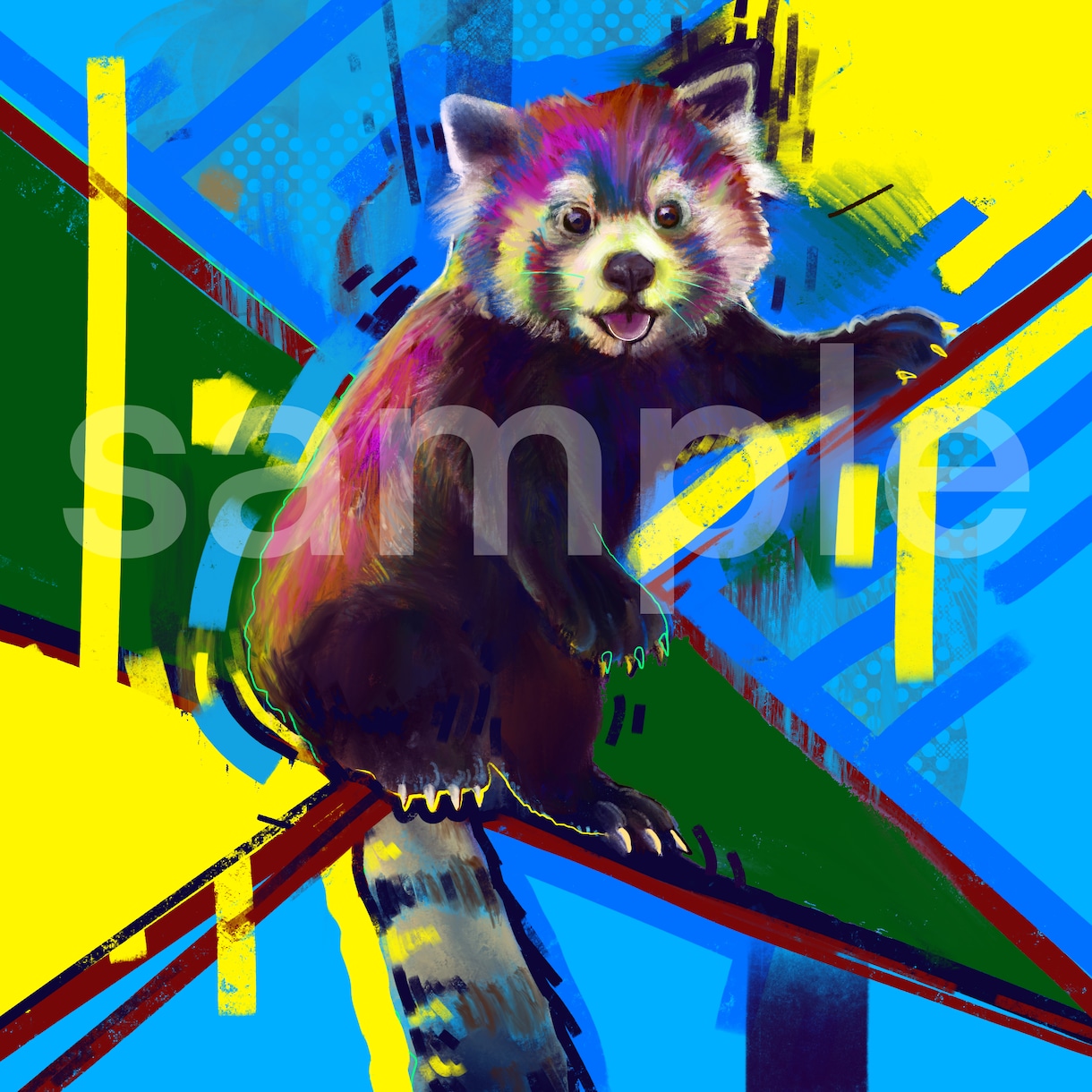 ペットなどの動物のデジタルイラスト描きます 写真を元に動物のカラフルなデジタルイラストを描きます。 イメージ5