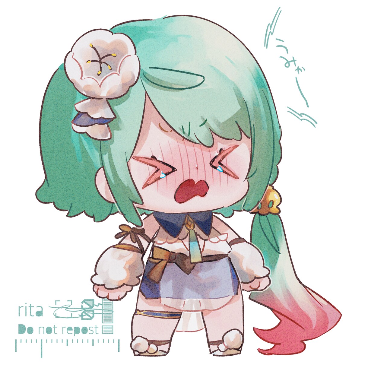 大切に育てたくなるちびキャラを描きます もちもちしたくなるかわいくてちまこいいのち！ イメージ5