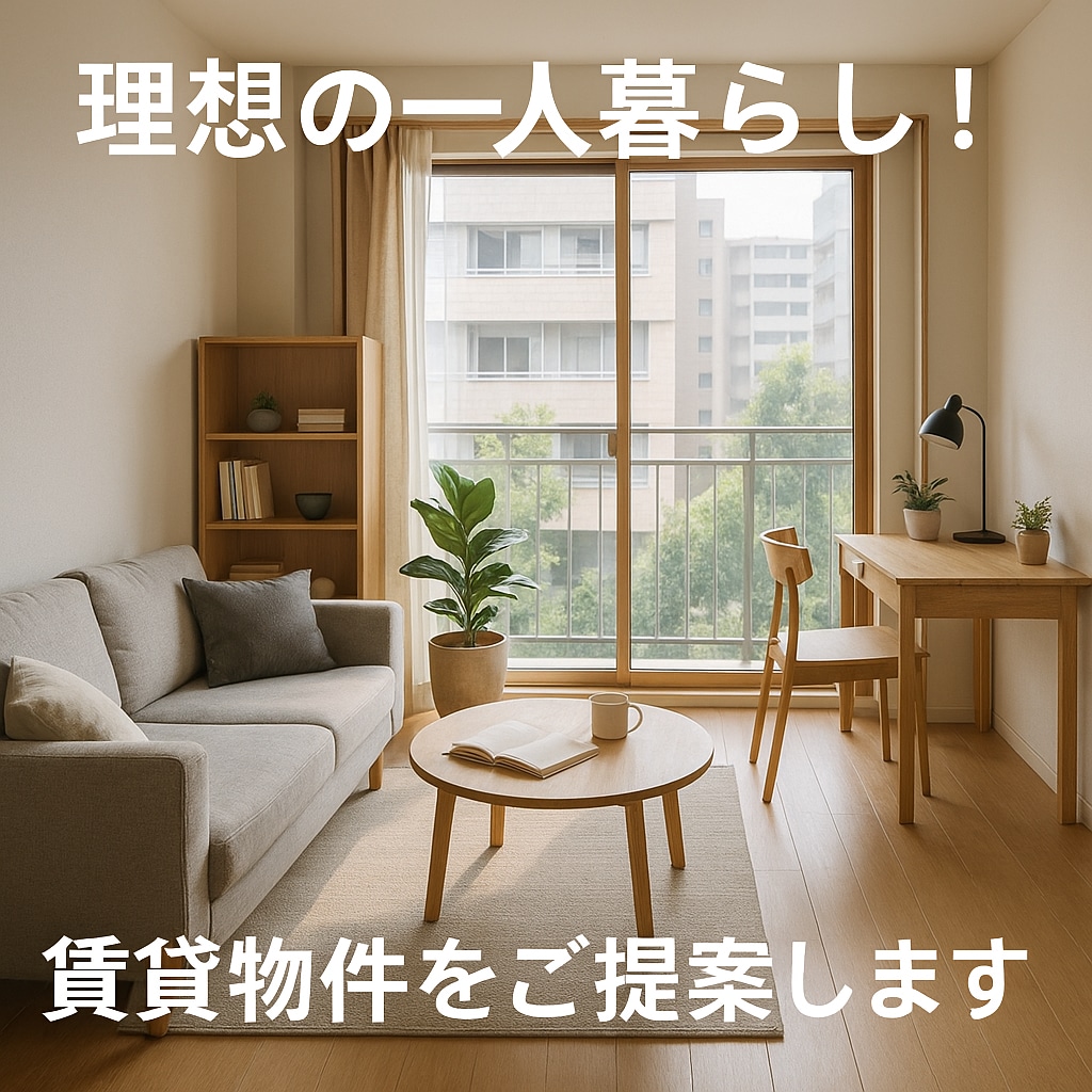 理想の一人暮らし！賃貸物件をご提案します 非公開物件･新着物件など仲介定数量無料物件をご紹介 イメージ1