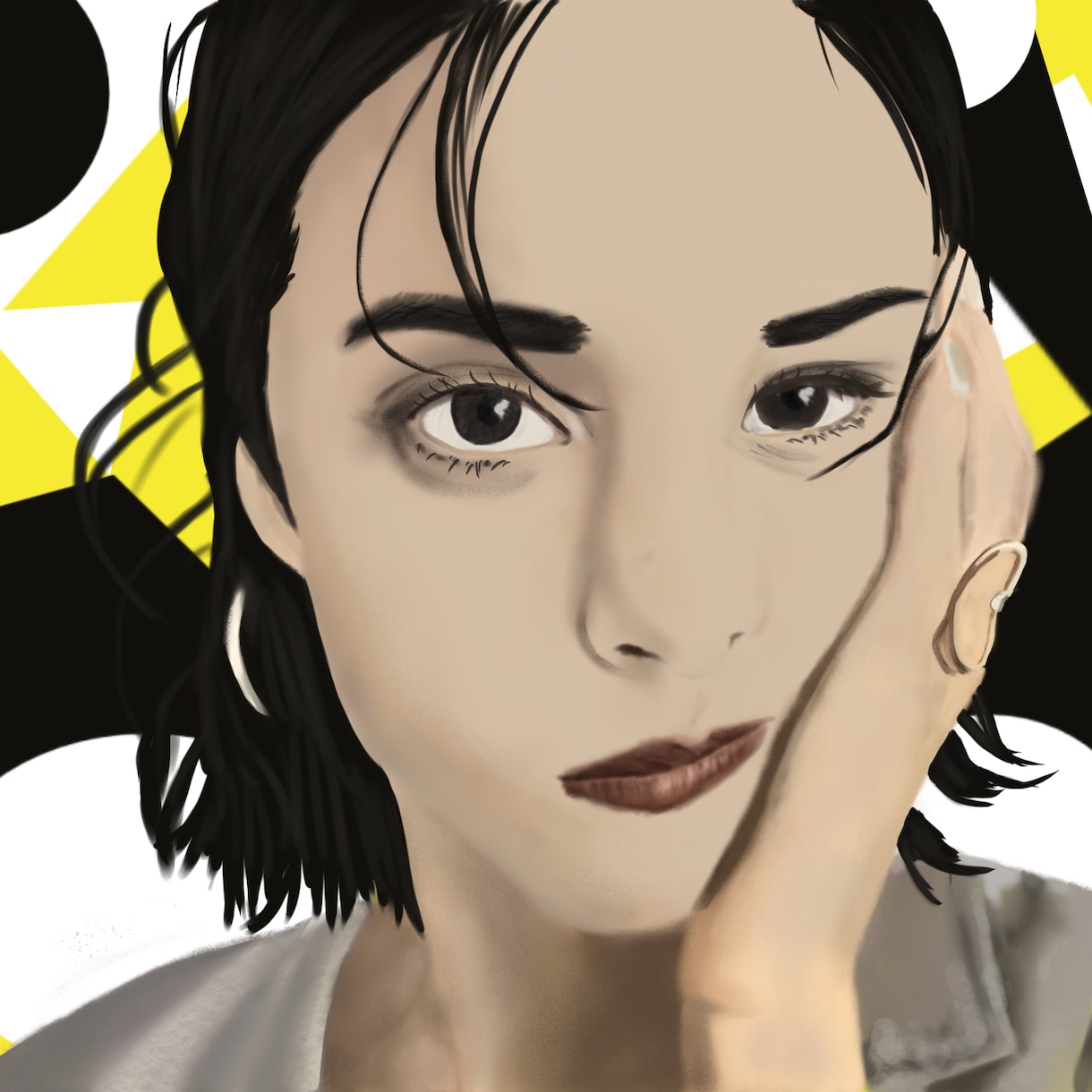 写真をオーダーメイドの似顔絵でリアルよりで描きます 他にはない世界に一つだけの似顔絵を イメージ5