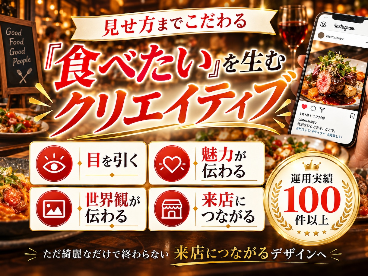 飲食業界に特化！インスタグラム運用を提供いたします 飲食業界の「集客」に強いInstagram運用 イメージ11