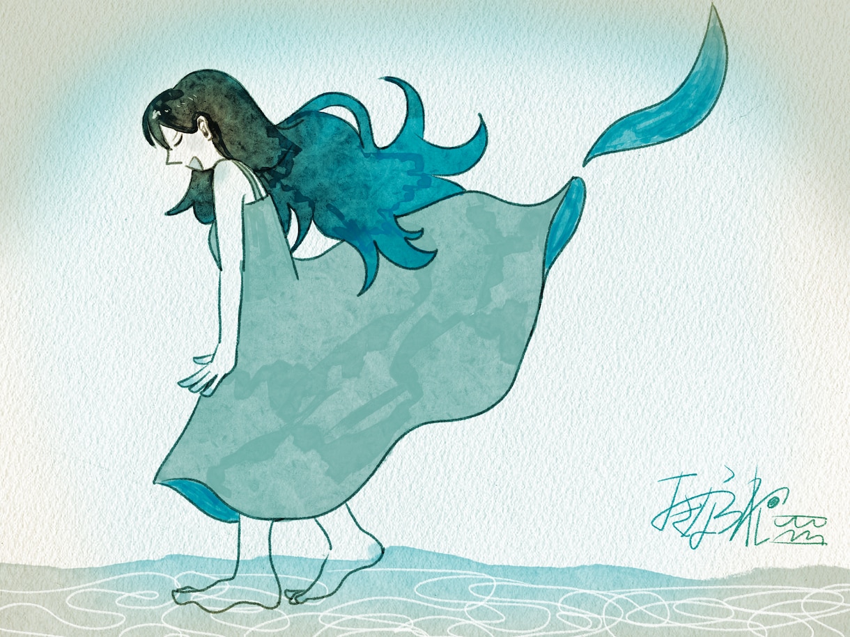 やさしいツートンカラーイラスト描きます 人物1人または動物1匹｜配色指定・おまかせOK イメージ3