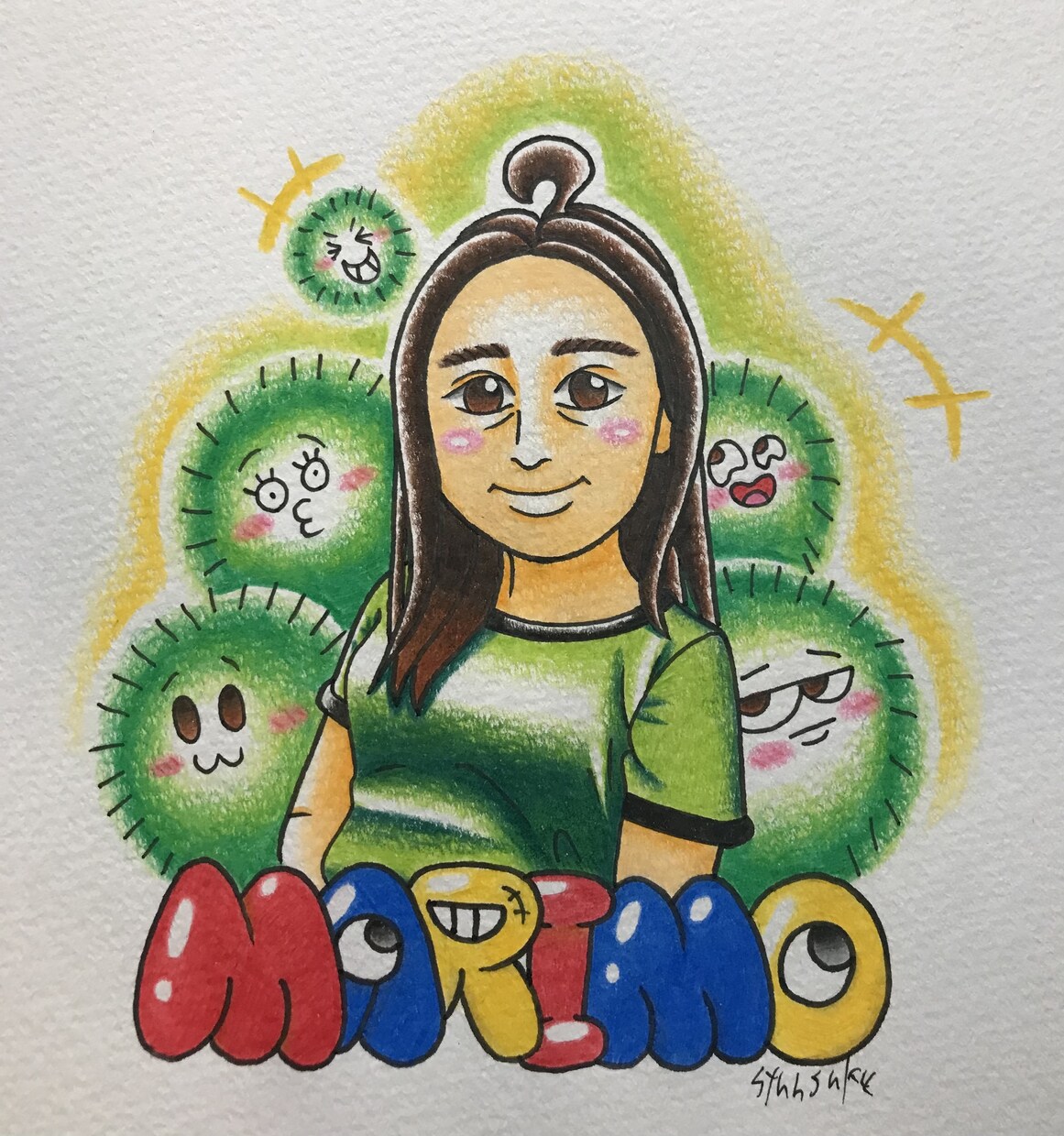10名様限定価格！色鉛筆でイラストを描きます 似顔絵や、ペット、かわいいキャラまで3000円で描きます！ イメージ3