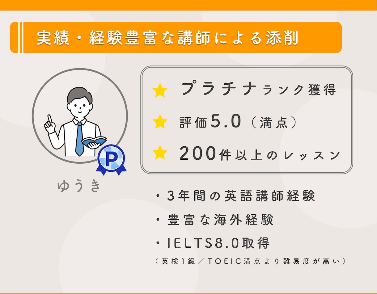 本番の採点基準で英検のライティングを添削します 4つの採点項目から予想得点を算出 / 新形式の要約問題対応！ イメージ7