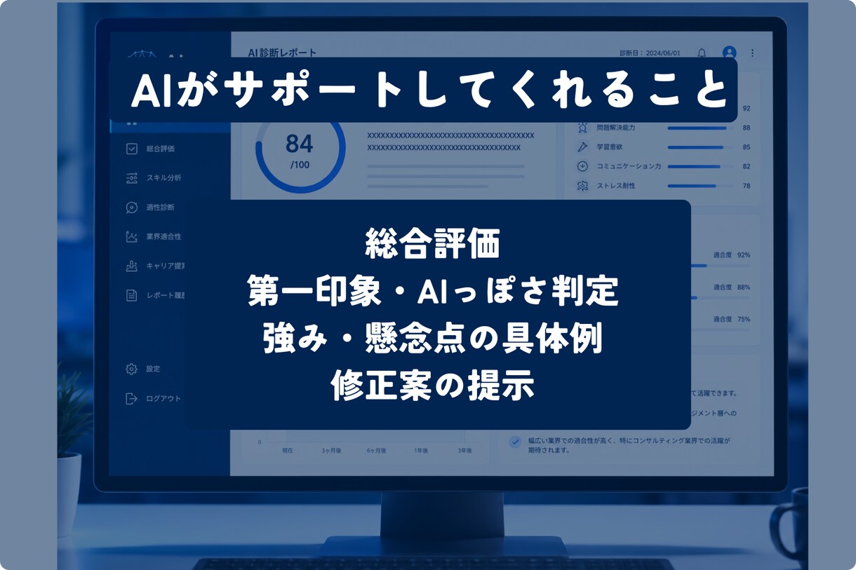 人事プロ監修AI★何度も履歴書・志望動機添削します 格安1000円★最新AIで何度でも試せる履歴書・志望動機添削 イメージ4