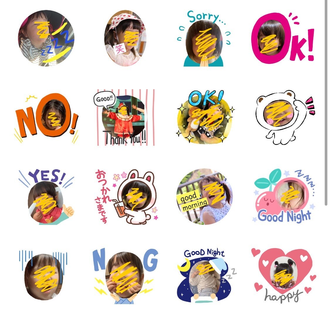 可愛いあの子のLINEスタンプを作成します お子様や恋人、ペットの写真などを可愛くアレンジします☺️！ イメージ5