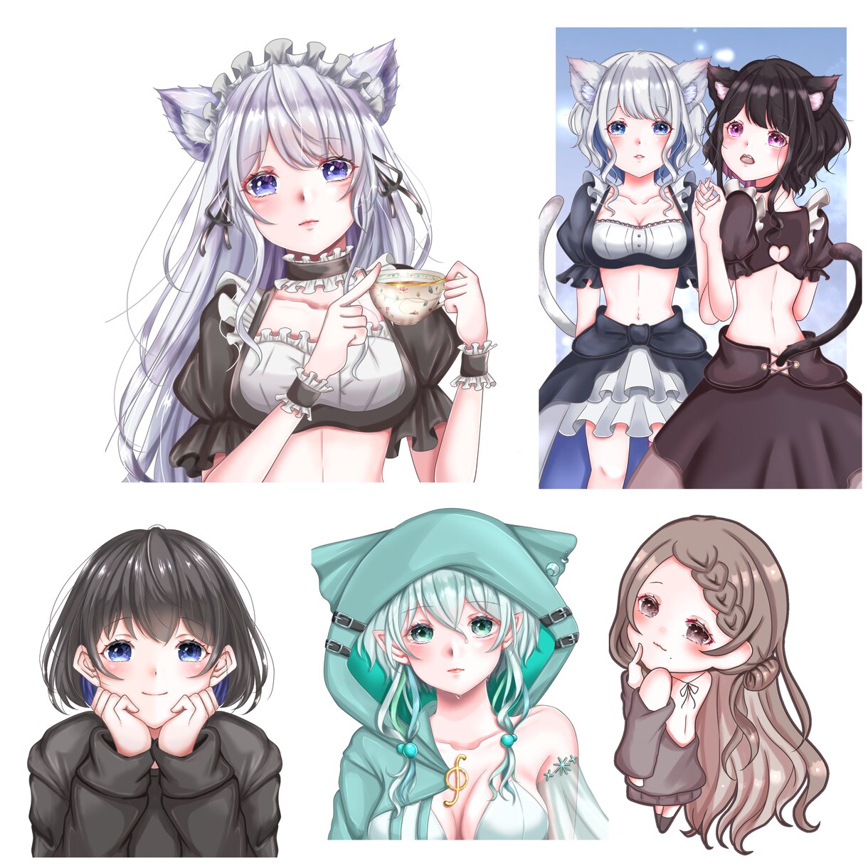 オリジナルイラスト描きます あなただけのオリジナルアイコン、イラスト作成致します！ イメージ3