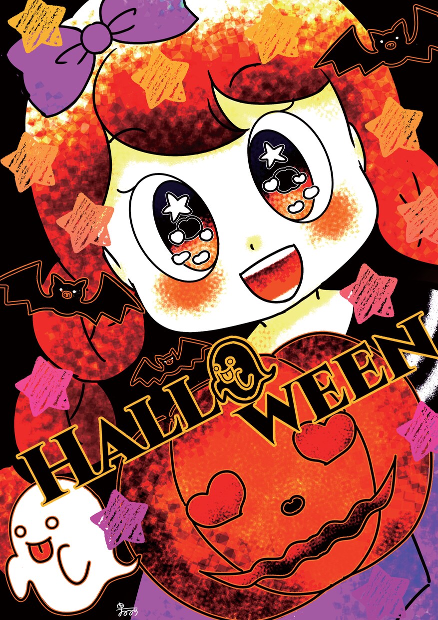 元気が出るオリジナルイラスト描きます キラキラおめめが超絶かわいい！！ イメージ1