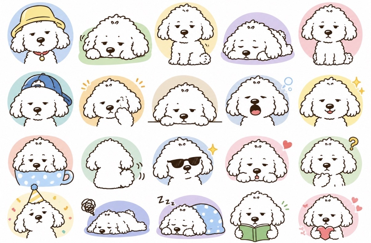 可愛いペットを”ゆるカワ”なイラストにします なんとも言えないゆるカワなイラストいかがですか？✨ イメージ3