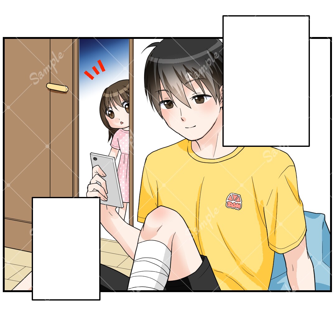 Instagram用の正方形マンガを制作いたします 広告、エッセイ…わかりやすくかわいい絵柄でお描きします＊ イメージ1