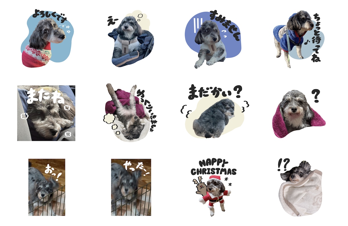 LINEスタンプ・絵文字・着せ替えお作りします ペットやオリジナルキャラクターのLINEスタンプ・絵文字作成 イメージ5