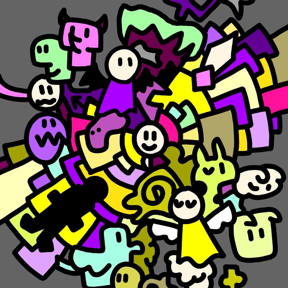 自分の書いたイラストのデータを提供します スマホの待ち受け、SNSのアイコンなど イメージ4