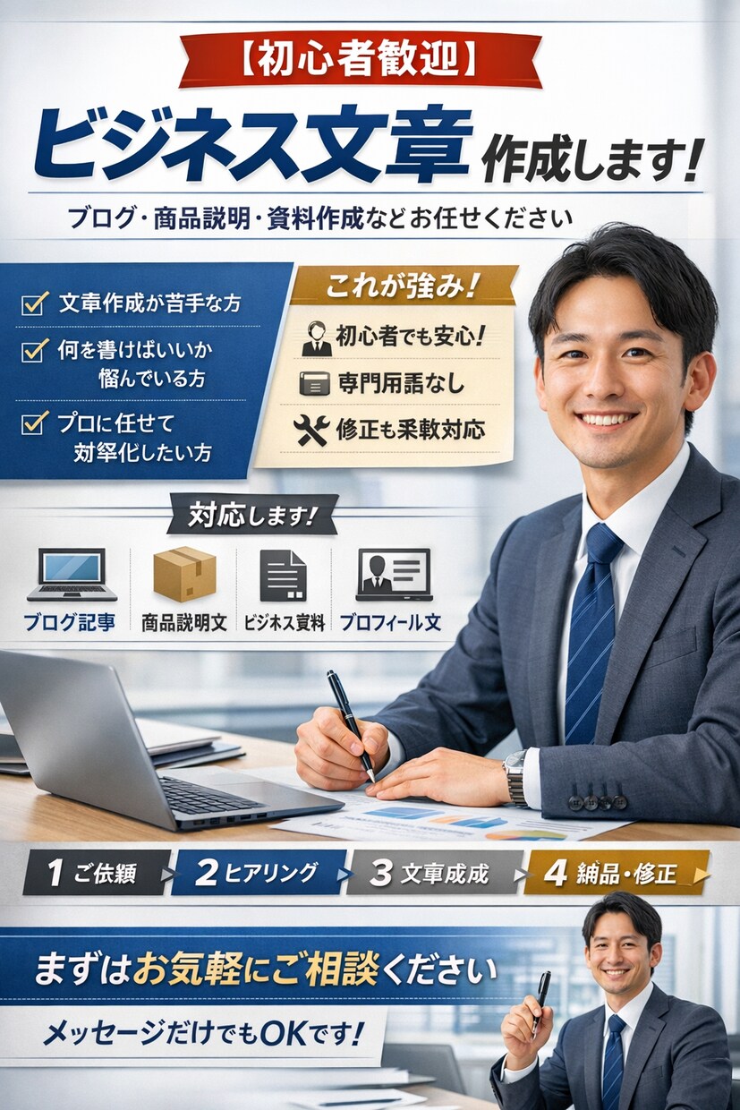 ブログ記事作成のお手伝いをします ブログ・SNS・商品説明対応の文章作成サービス イメージ1