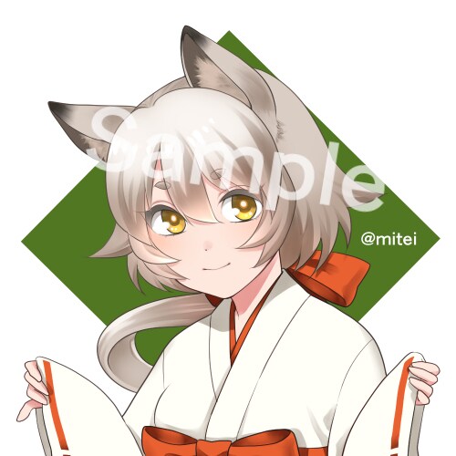 SNSに使えるアイコンなどを描きます 美少女や動物のアイコンお描きします イメージ4