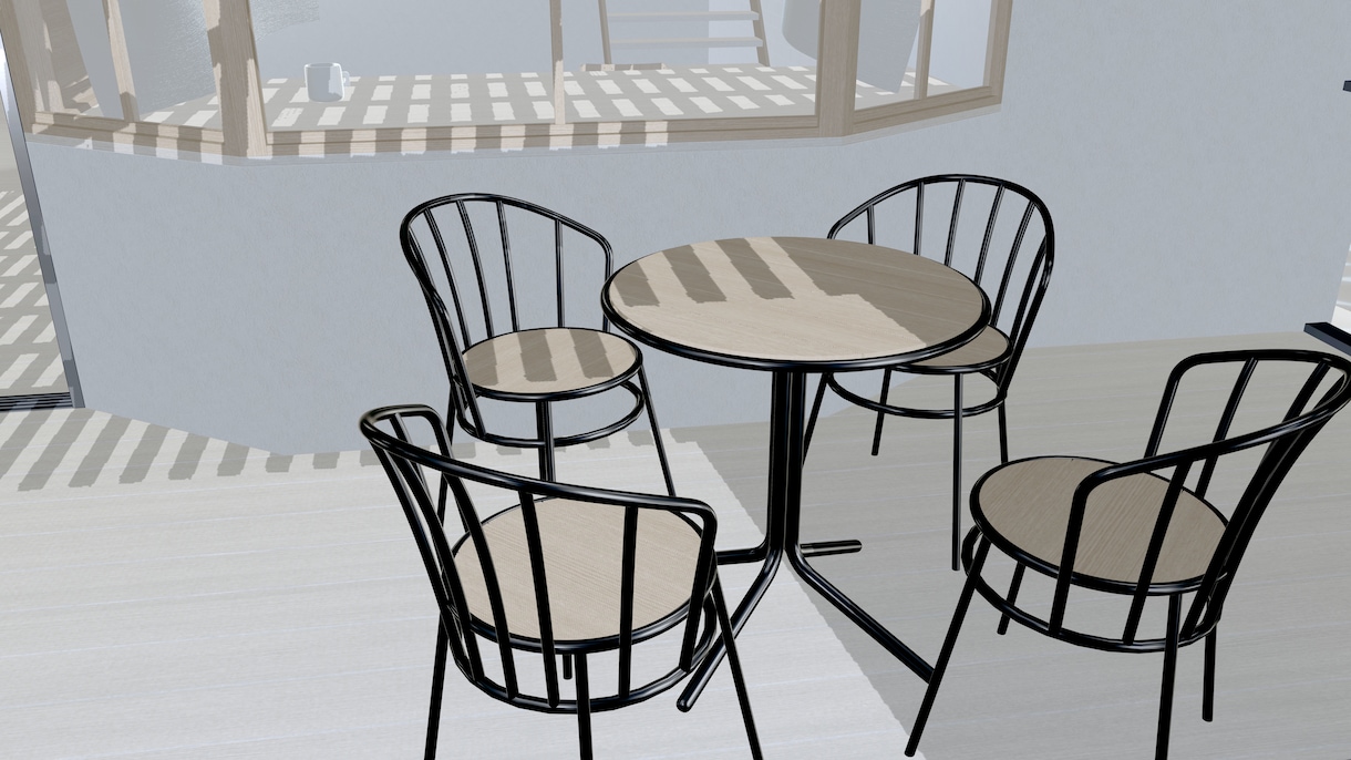 VRChat向け３Dスタジオ２面を制作します 【プロモデラー制作】VRChat向け二面背景スタジオ イメージ10