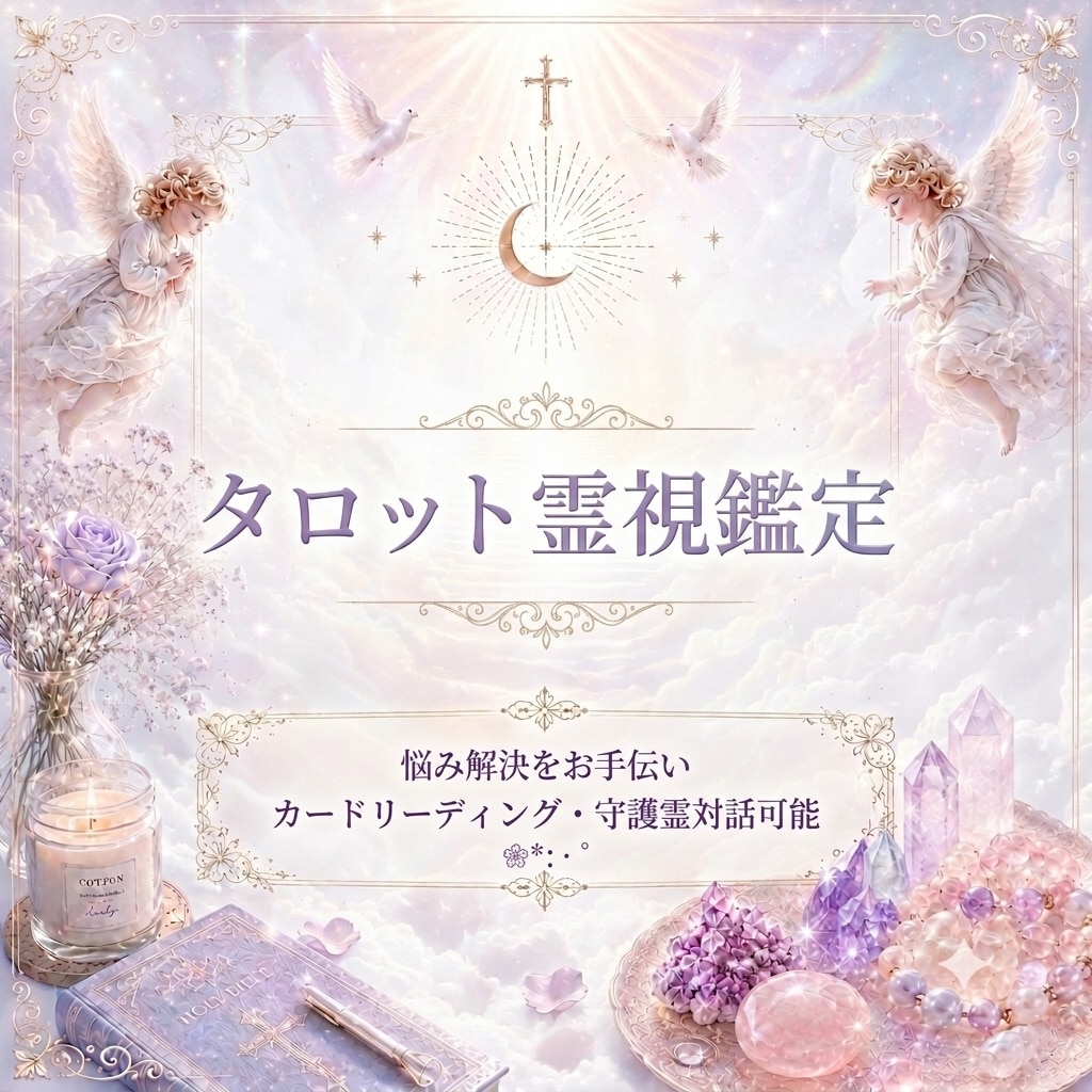 恋愛、不倫、復縁、複雑、略奪、何でも視ます タロットカードをしながら今すぐ霊視、守護霊対話可能 イメージ1