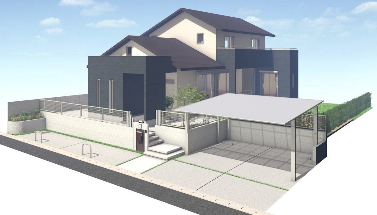 RIKCADで施主様に伝わる外構図面を作成します RIKCADで施主様に伝わる高品質な図面を作成します イメージ1