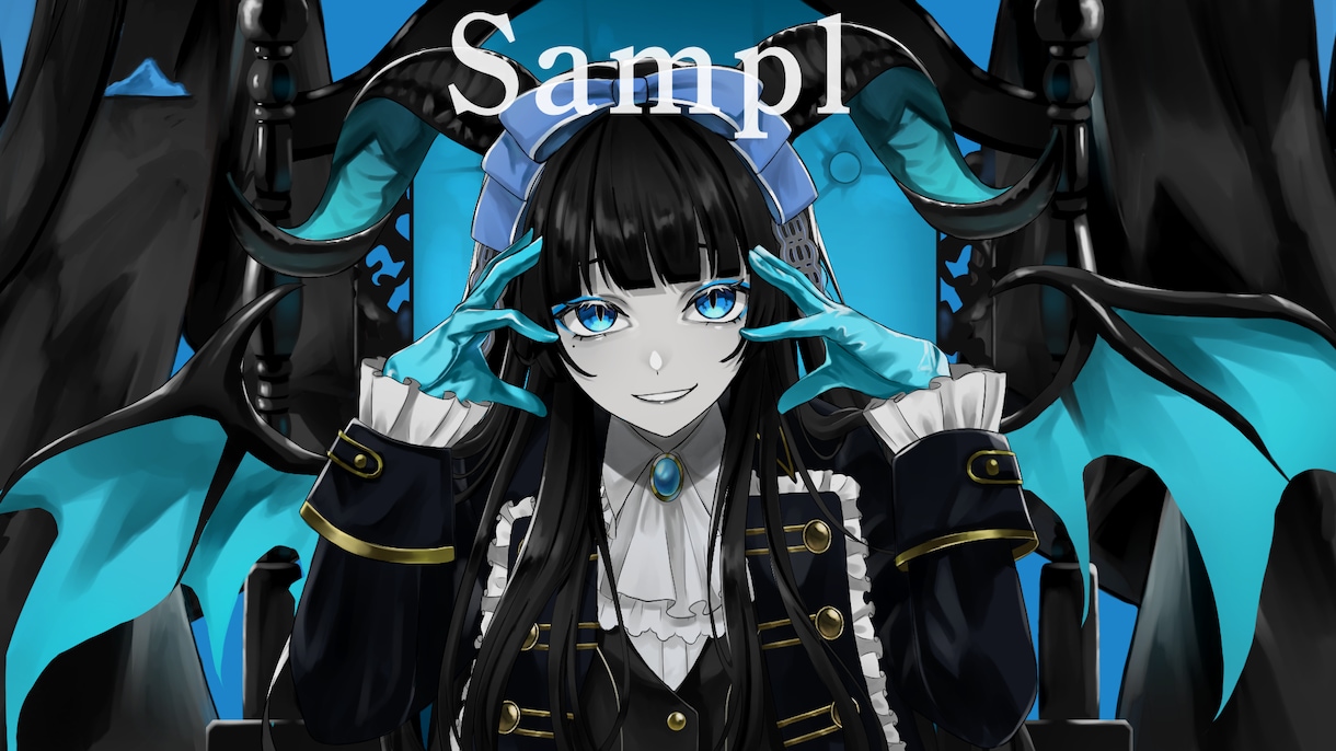 歌ってみた動画のイラストを制作します サムネイルイラストやmv用の差分イラスト制作 イメージ3