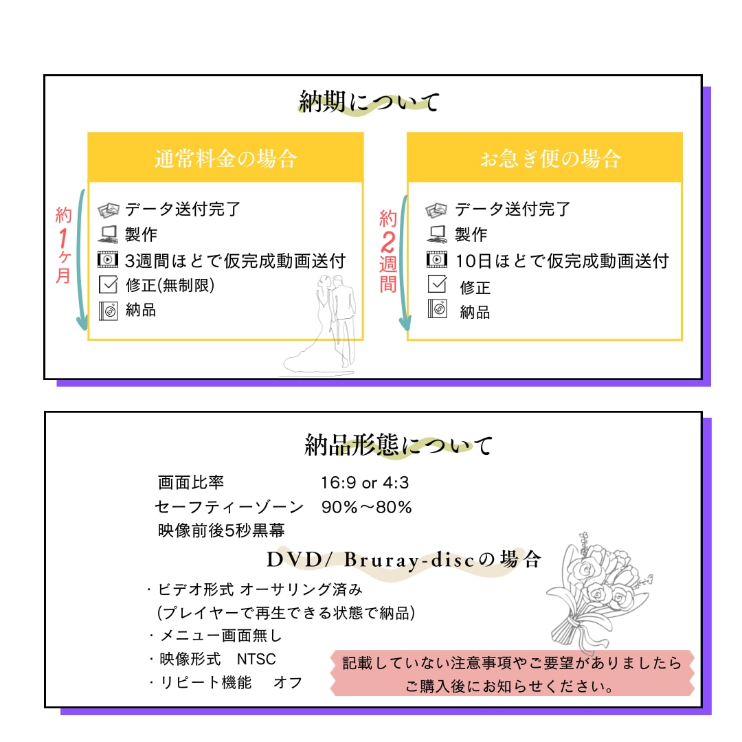 7.トレンドデザインのプロフィールムービー作ります DVD納品、音楽変更可能！大人気のデザイン結婚式に彩りを イメージ9