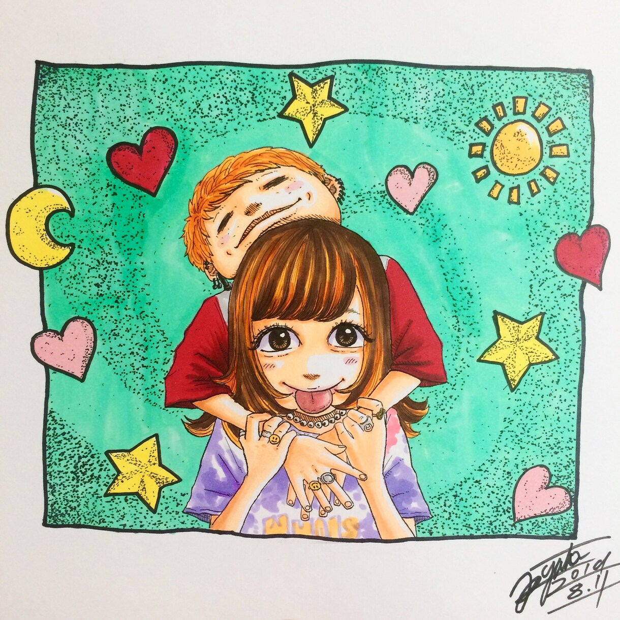 似顔絵、ポスター、etc…を描かせて頂きます アナログならではの迫力や感動を大切にしています！ イメージ3